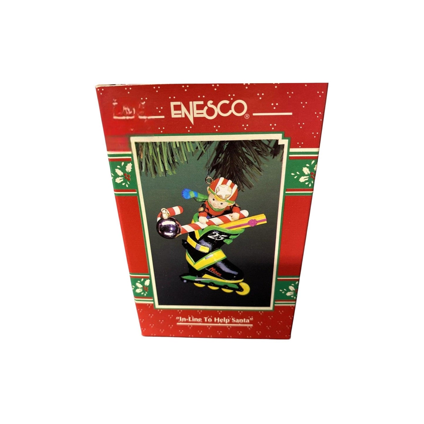1996 In-Line to Help Santa Enesco Ornament (Skate) 166855 Image2