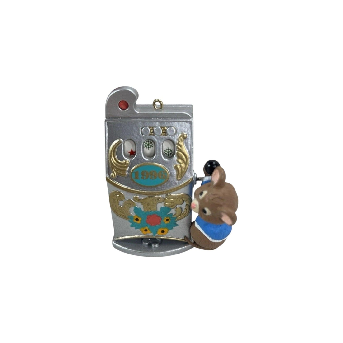 1996 Jackpot Jingle Hallmark Ornament (Mouse) QX5911 Image1