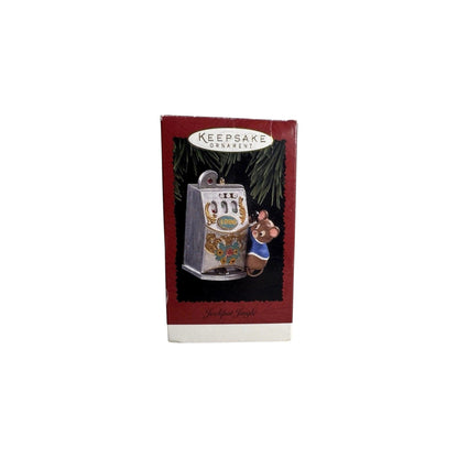 1996 Jackpot Jingle Hallmark Ornament (Mouse) QX5911 Image2