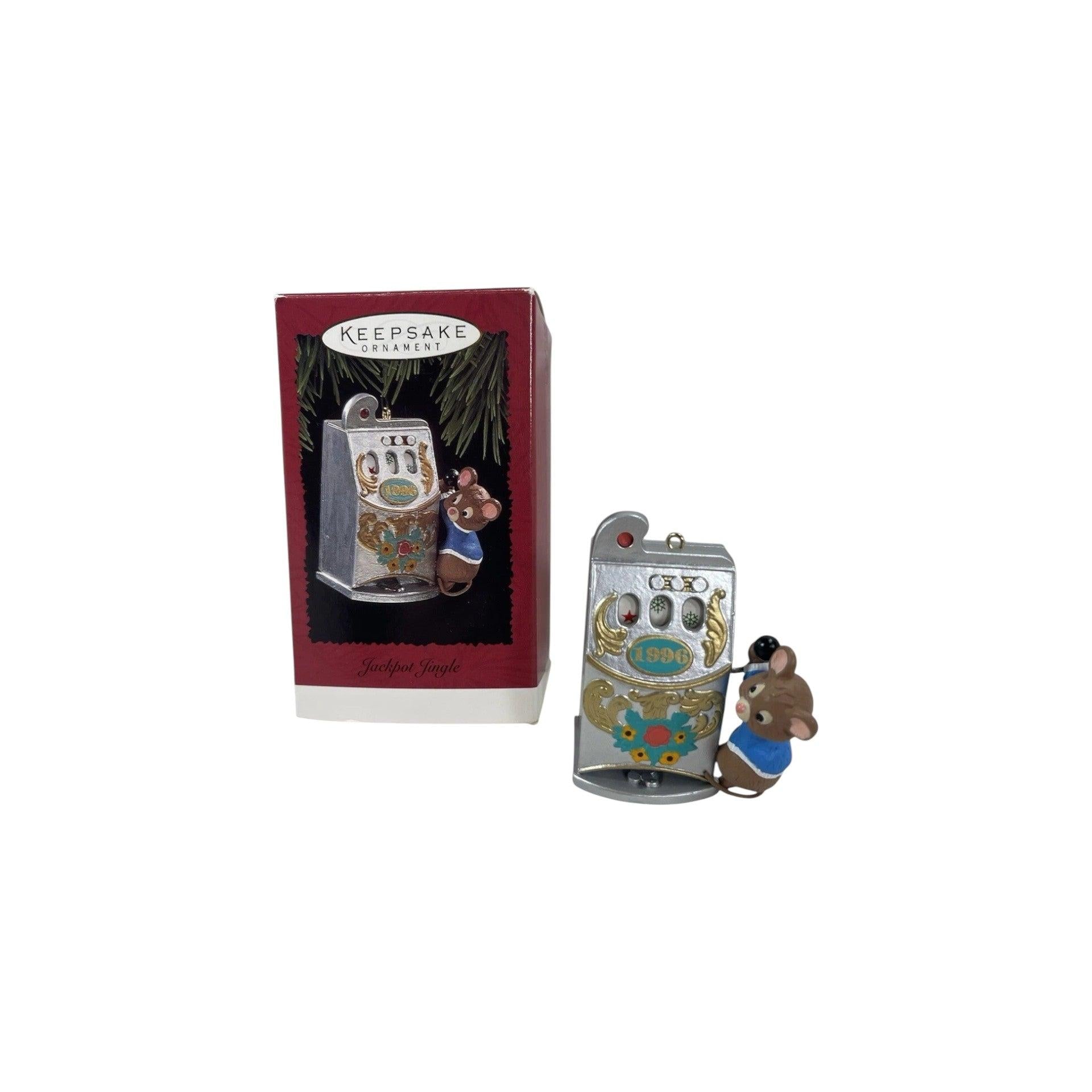 1996 Jackpot Jingle Hallmark Ornament (Mouse) QX5911 Image3