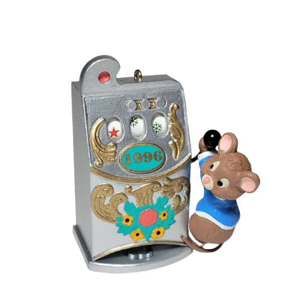 1996 Jackpot Jingle Hallmark Ornament (Mouse) QX5911
