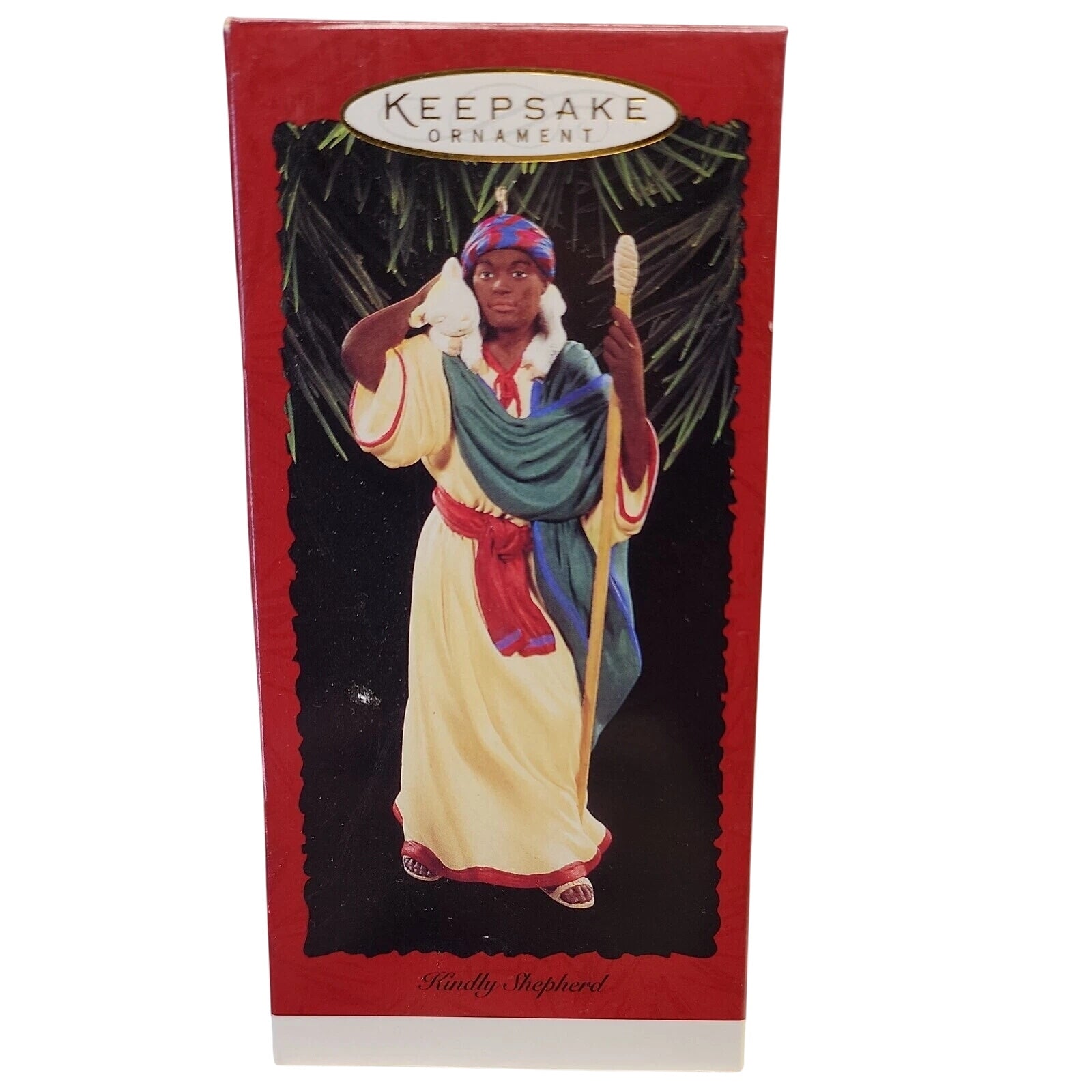 1996 Kindly Shepherd Hallmark Ornament (African American Nativity) QX6274 Image2