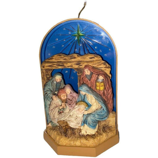 1996 Let Us Adore Him Hallmark Ornament (Nativity) QLX7381
