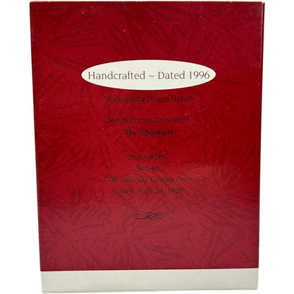 1996 Little Spooners Hallmark Ornament (Norman Rocketwell Art) QX5504