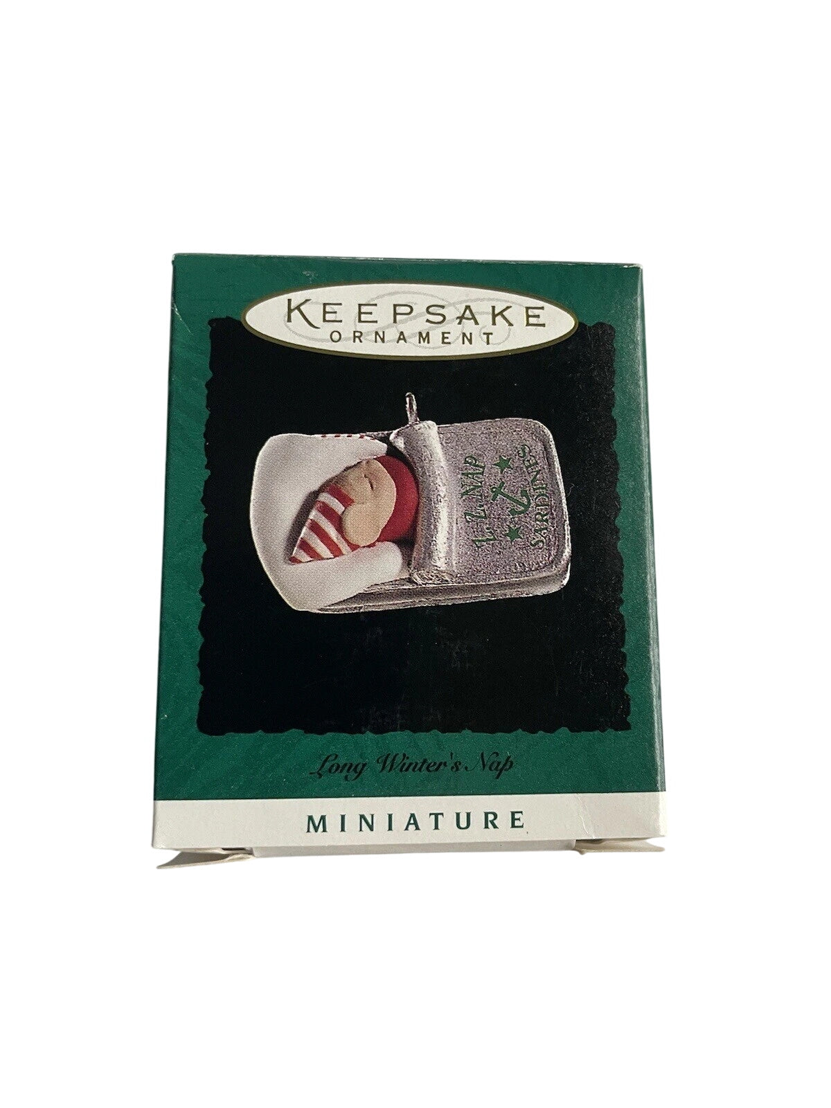 1996 Long Winter's Nap Hallmark Ornament (Mouse) QXM4244 Image2