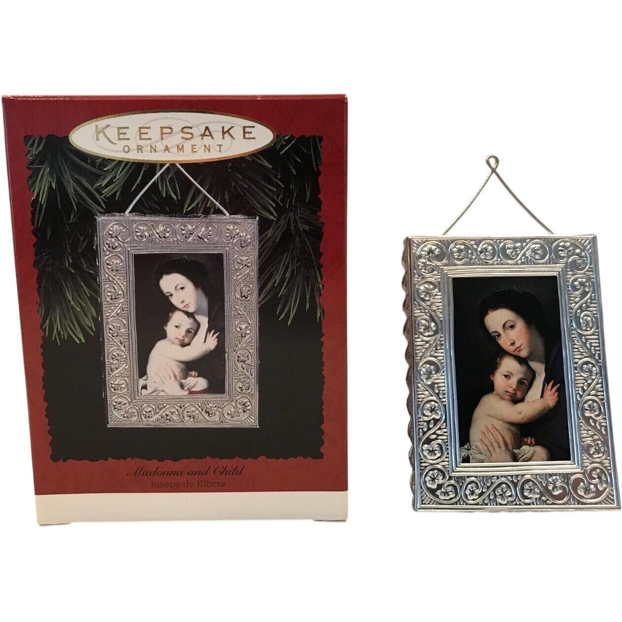 1996 Madonna and Child Hallmark Ornament (Fine Art Masterpiece) QX6324
