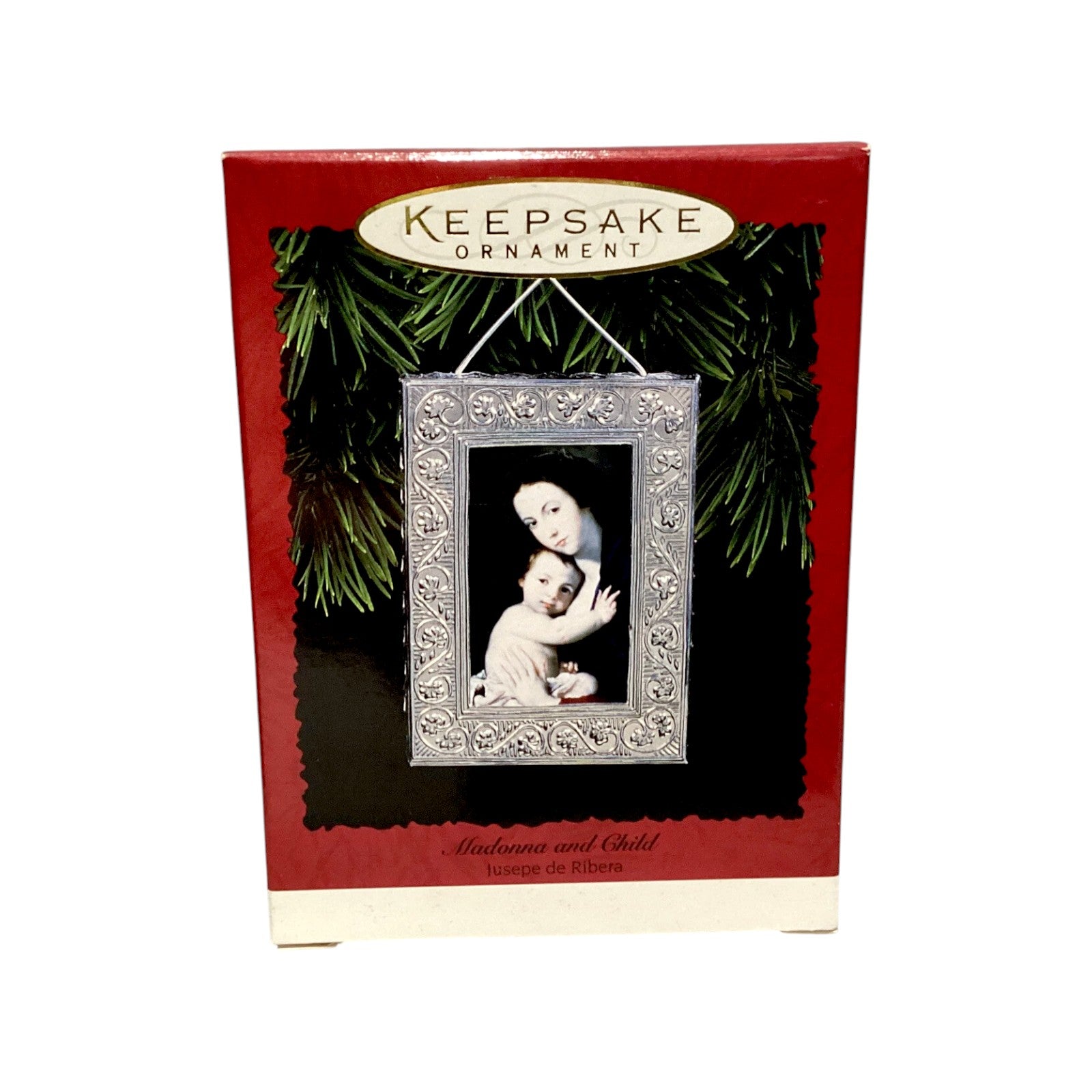 1996 Madonna and Child Hallmark Ornament (Fine Art Masterpiece) QX6324 Image2