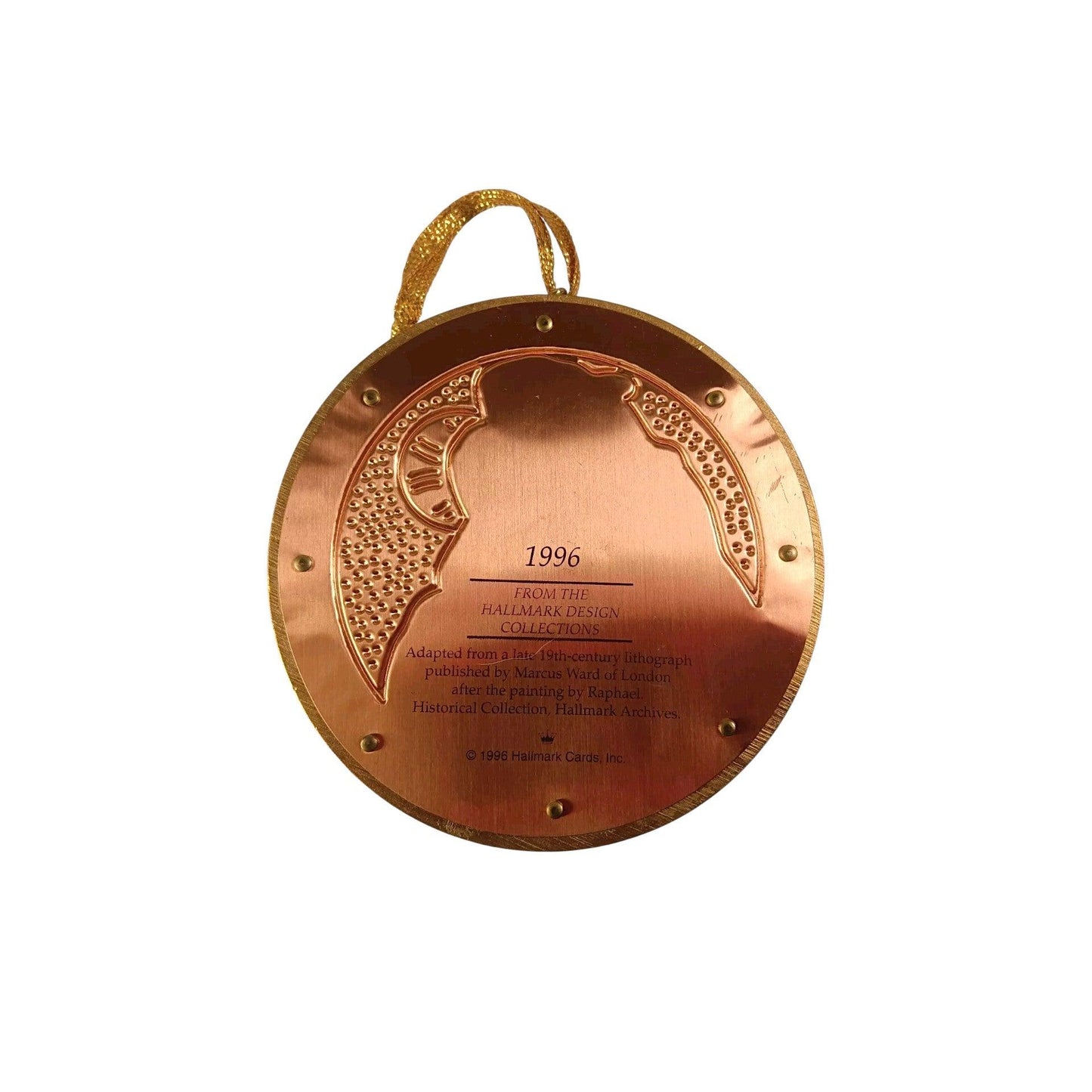 1996 Madonna and Child - Sacred Masterworks Hallmark Ornament (Religious) QK1144 Image3