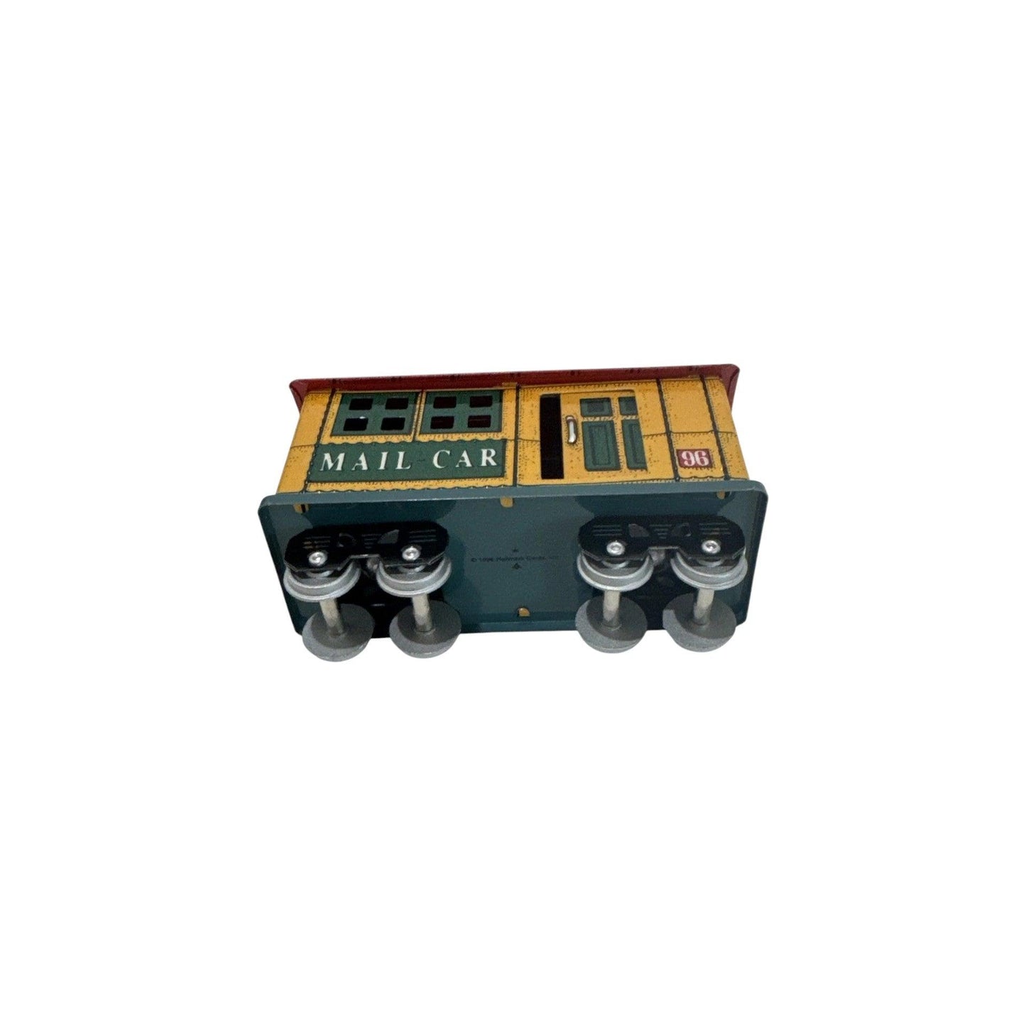 1996 Mail Car Hallmark Ornament (Yuletide Central) QX5011 Image4