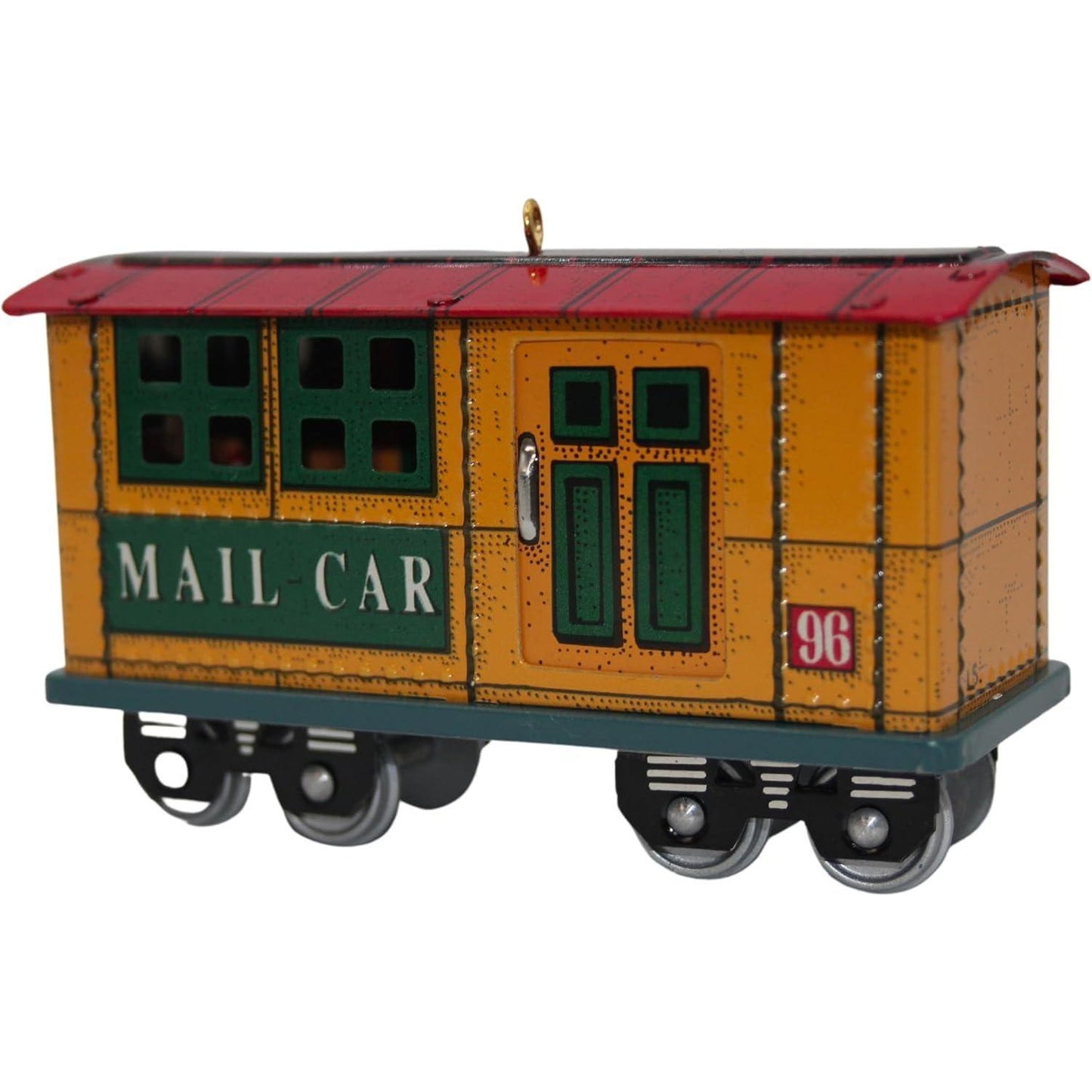 1996 Mail Car Hallmark Ornament (Yuletide Central) QX5011