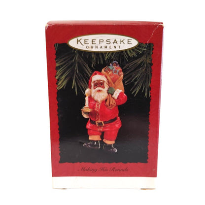 1996 Making His Rounds Hallmark Ornament (Santa Claus) QX6271