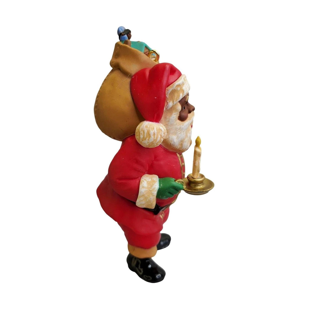 1996 Making His Rounds Hallmark Ornament (Santa Claus) QX6271 Image3