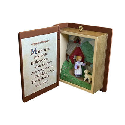 1996 Mary Had a Little Lamb Hallmark Ornament (Mother Goose) QX5644 Image1