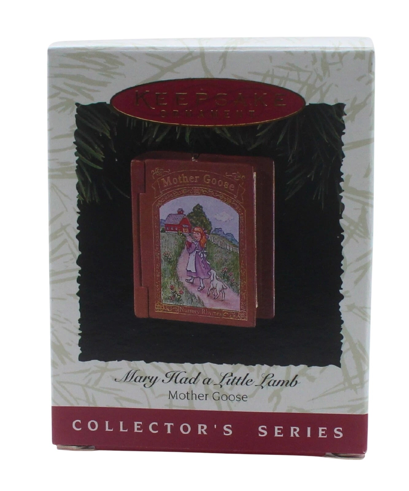 1996 Mary Had a Little Lamb Hallmark Ornament (Mother Goose) QX5644 Image2