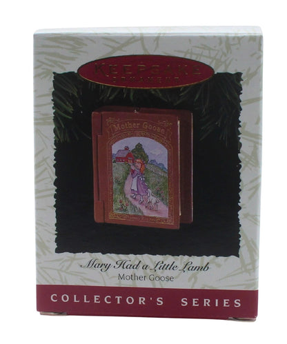 1996 Mary Had a Little Lamb Hallmark Ornament (Mother Goose) QX5644 Image2