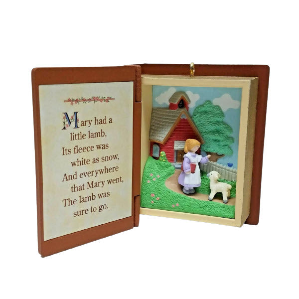 1996 Mary Had a Little Lamb Hallmark Ornament (Mother Goose) QX5644