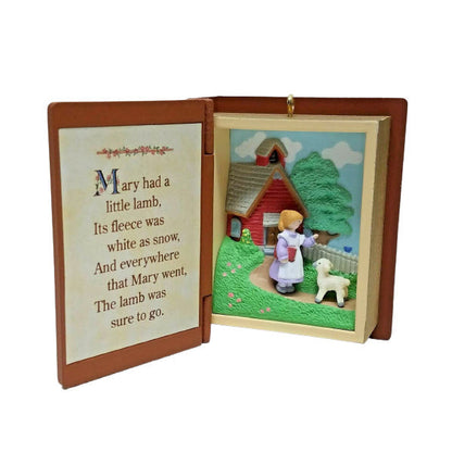 1996 Mary Had a Little Lamb Hallmark Ornament (Mother Goose) QX5644