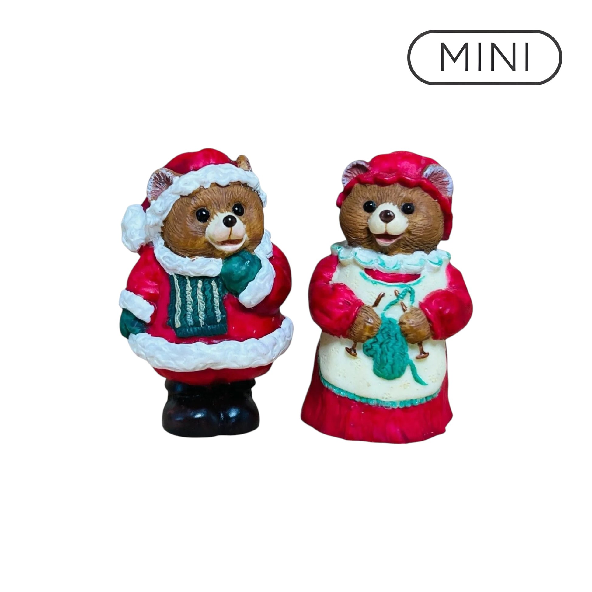 1996 Mr. and Mrs. Claus Hallmark Ornament (Merry Miniatures) QFM8044 Image1