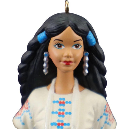 1996 Native American Barbie Hallmark Ornament (Barbie) QX5561