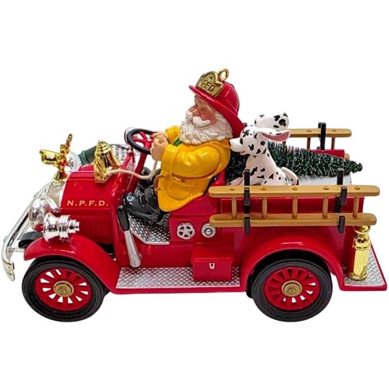 1996 North Pole Volunteers Hallmark Ornament (Firefighter) QLX7471