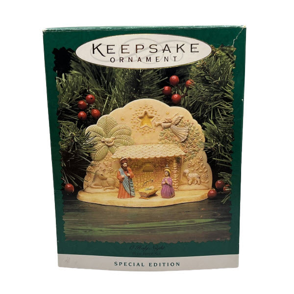 1996 O Holy Night Hallmark Ornament (Nativity) QXM4204