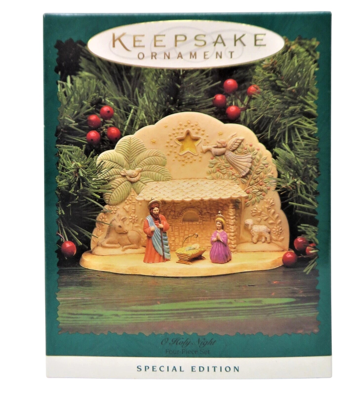 1996 O Holy Night Hallmark Ornament (Nativity) QXM4204 Image2