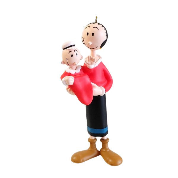 1996 Olive Oyl and Swee' Pea Hallmark Ornament (Popeye) QX5481