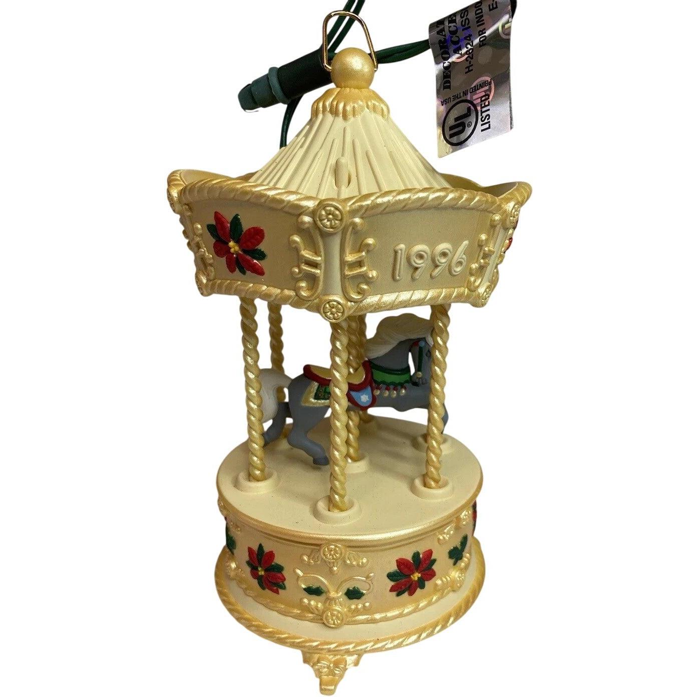 1996 On the Beautiful Blue Danube Hallmark Ornament (Tobin Fraley Carousel Horse) QLX7461