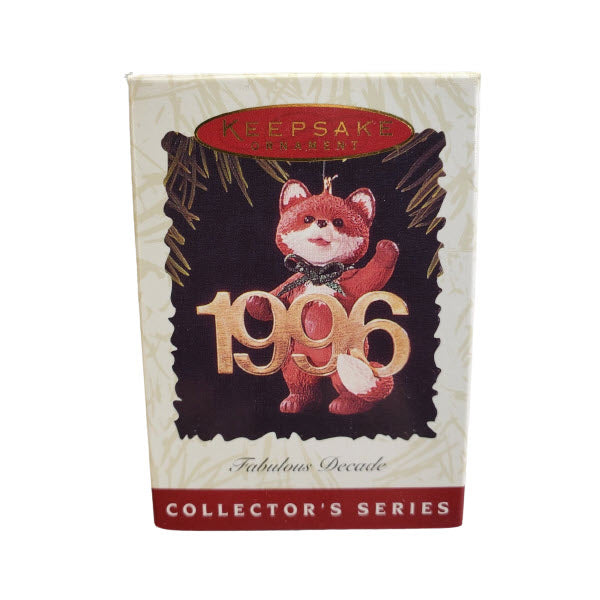 1996 Otter with Brass 1995 Hallmark Ornament (Fabulous Decade) QX5661