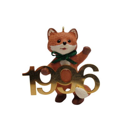 1996 Otter with Brass 1995 Hallmark Ornament (Fabulous Decade) QX5661