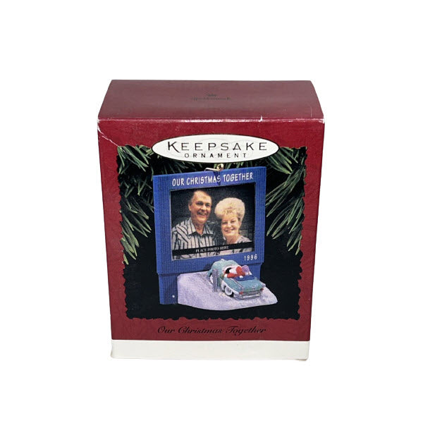 1996 Our Christmas Together Hallmark Ornament (Photo Holder) QX5804