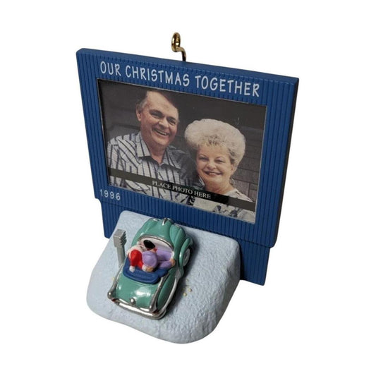 1996 Our Christmas Together Hallmark Ornament (Photo Holder) QX5804 Image1