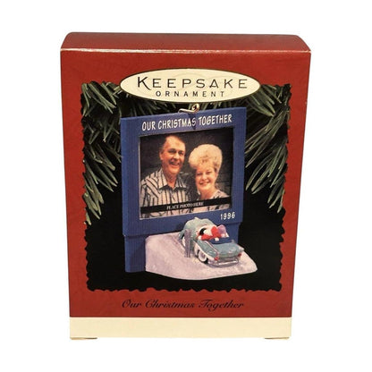 1996 Our Christmas Together Hallmark Ornament (Photo Holder) QX5804 Image2