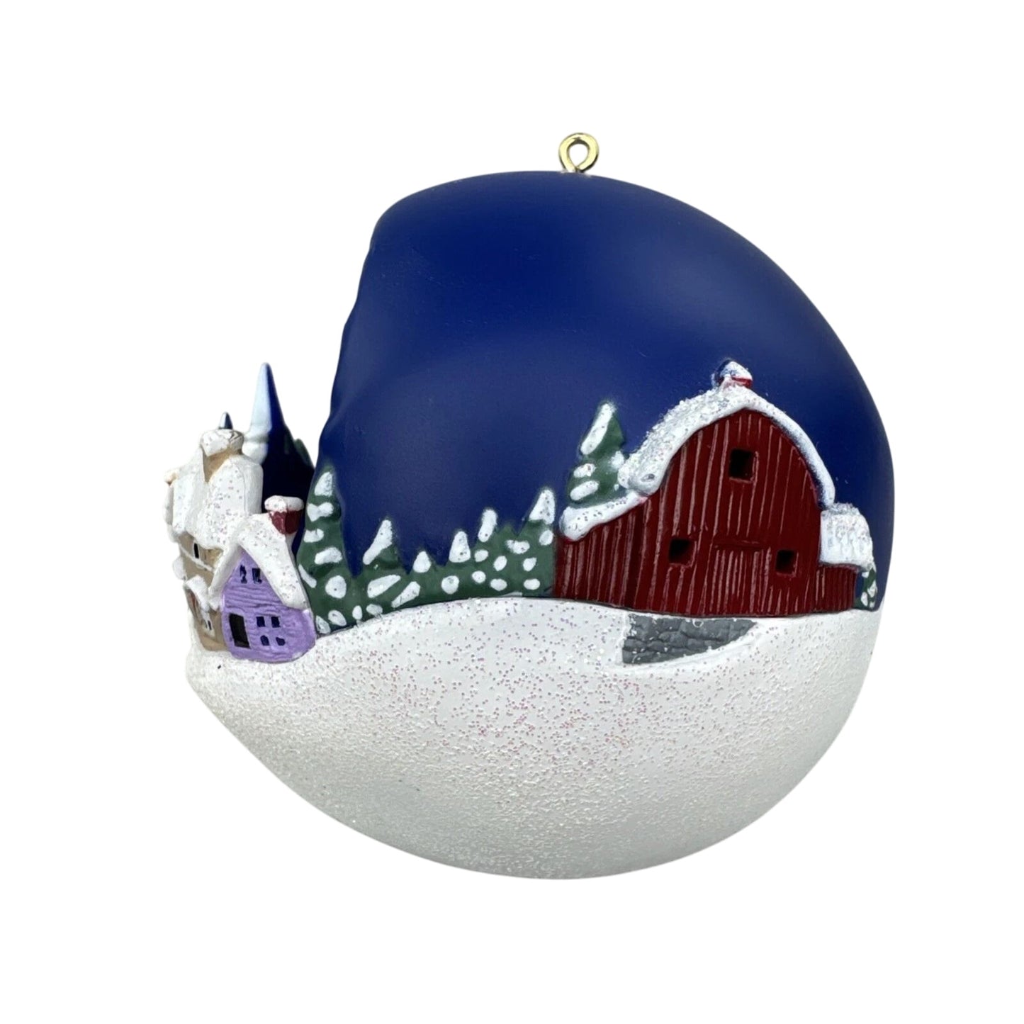 1996 Over the Rooftops Hallmark Ornament (Sleigh) QLX7374