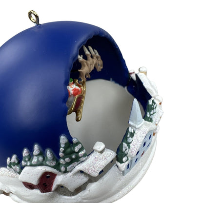 1996 Over the Rooftops Hallmark Ornament (Sleigh) QLX7374