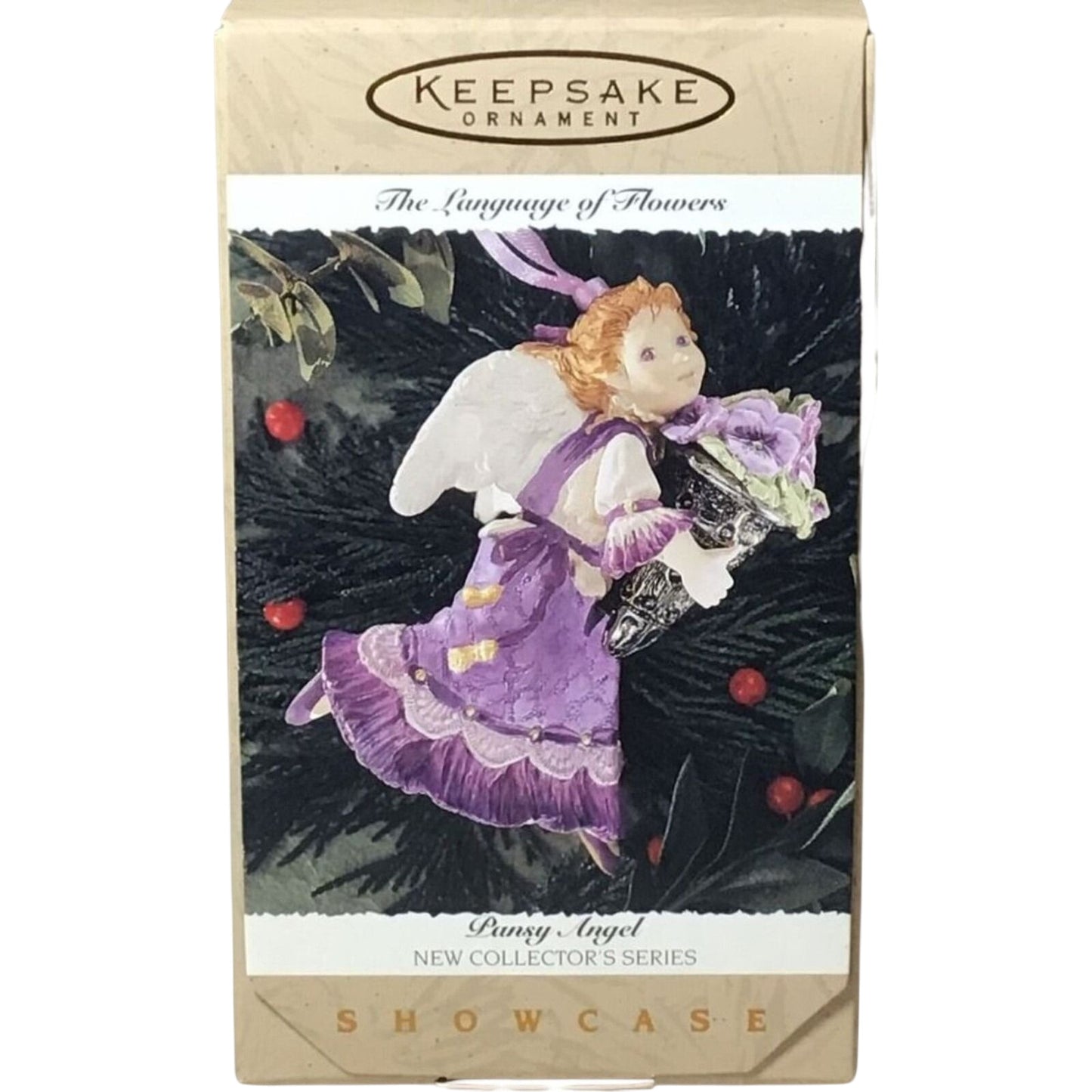 1996 Pansy Angel Hallmark Ornament (The Lauguage of Flowers) QK1171