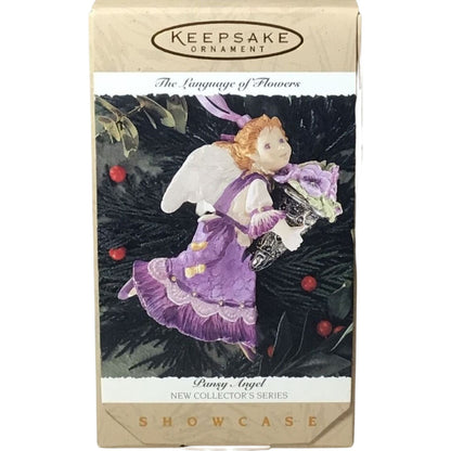 1996 Pansy Angel Hallmark Ornament (The Lauguage of Flowers) QK1171