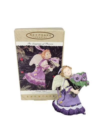 1996 Pansy Angel Hallmark Ornament (The Lauguage of Flowers) QK1171