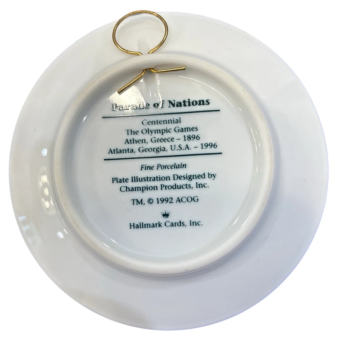 1996 Parade of Nations Hallmark Ornament (The Olympic Spirit Collection) QXE5741