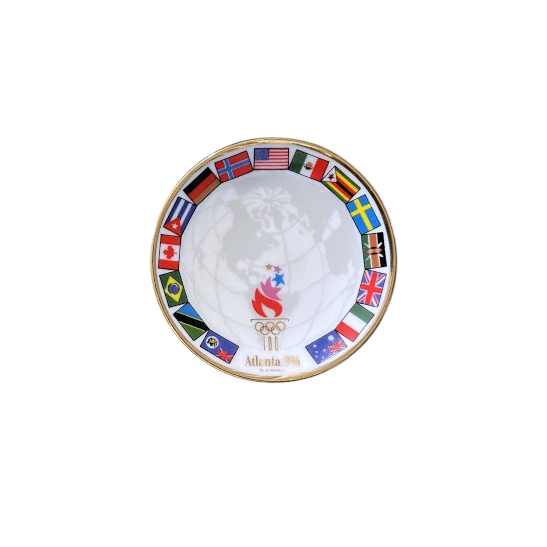1996 Parade of Nations — Porcelain Collector’s Plate (Olympic) Hallmark Ornament QHC8194 Image1