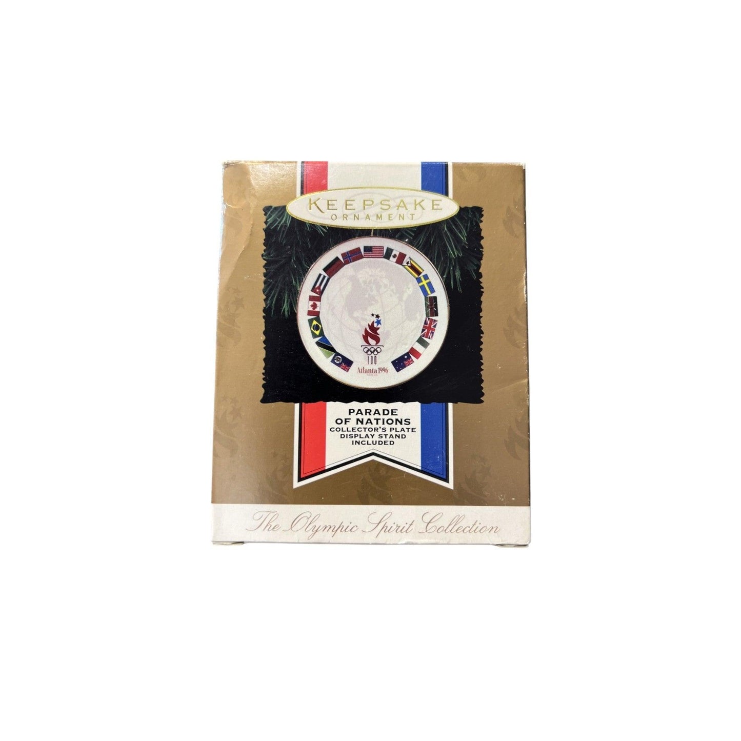 1996 Parade of Nations — Porcelain Collector’s Plate (Olympic) Hallmark Ornament QHC8194 Image2
