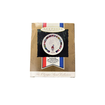 1996 Parade of Nations — Porcelain Collector’s Plate (Olympic) Hallmark Ornament QHC8194 Image2