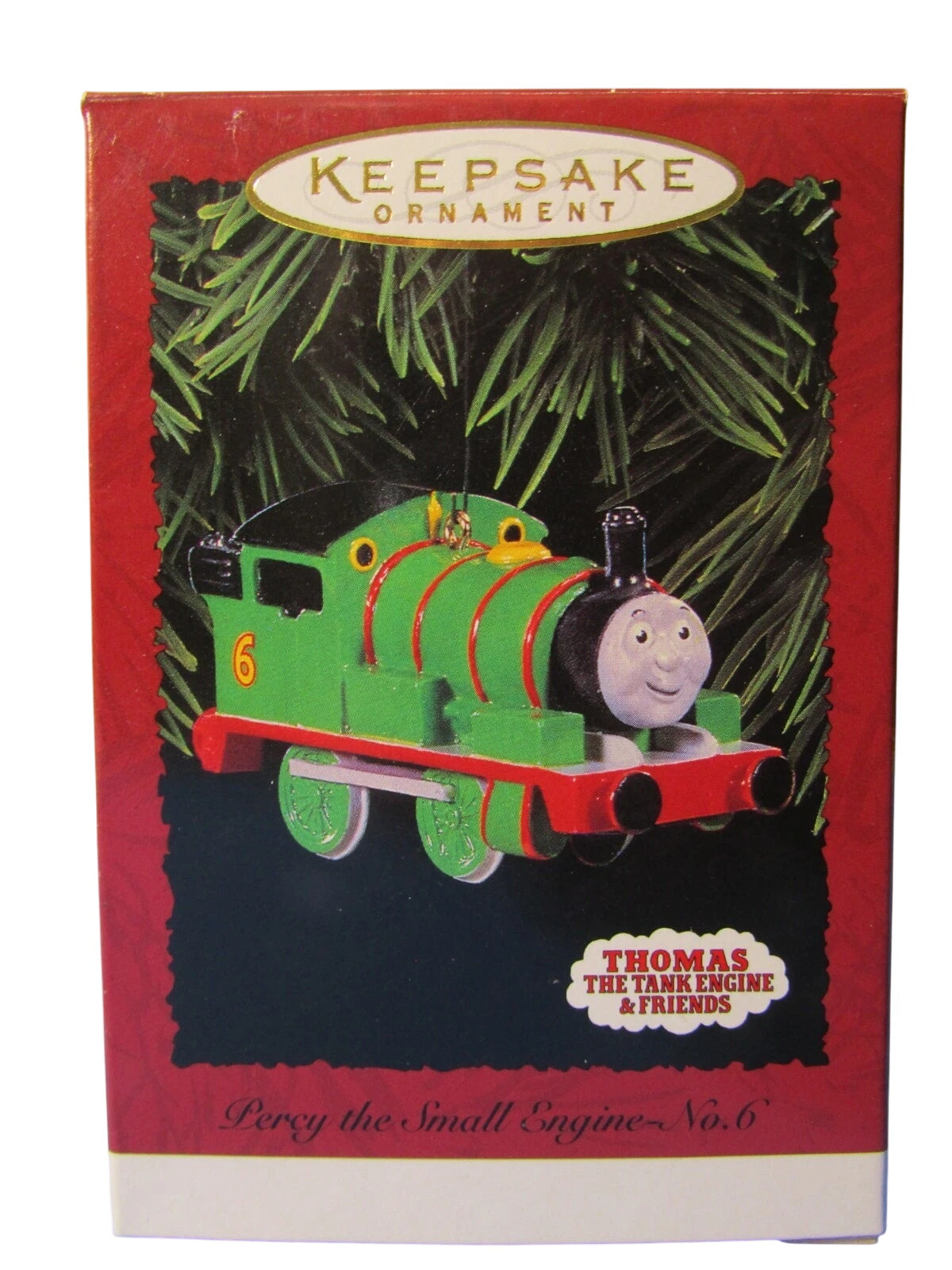 1996 Percy the Small Engine No 6 Thomas Hallmark Ornament (Thomas the Tank Engine) QX6314 Image2