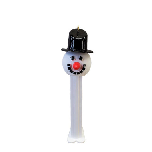 1996 Pez Snowman Hallmark Ornament (PEZ) QX6534
