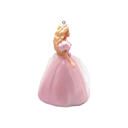 1996 Pink Dress Hallmark Ornament (Springtime Barbie) QEO8081 Image3