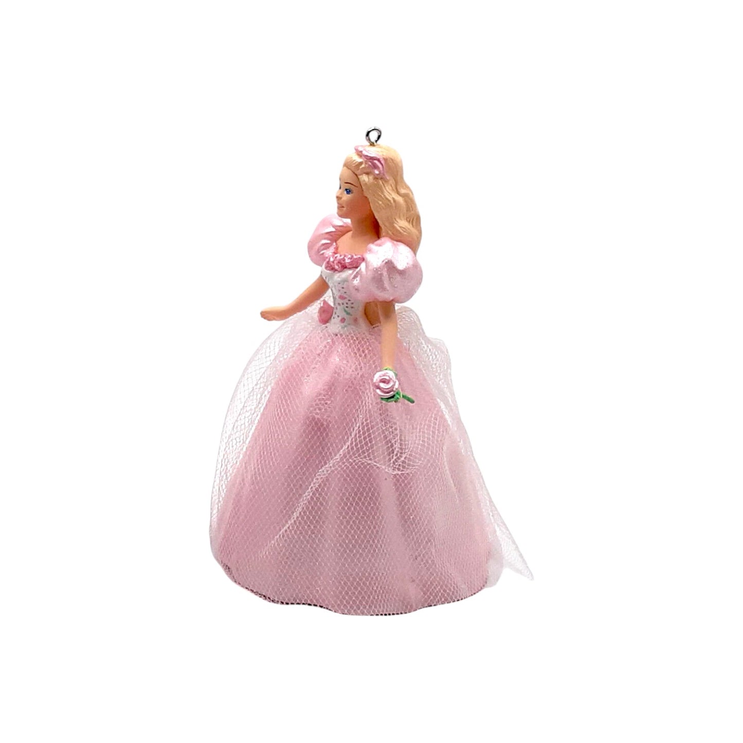 1996 Pink Dress Hallmark Ornament (Springtime Barbie) QEO8081 Image4
