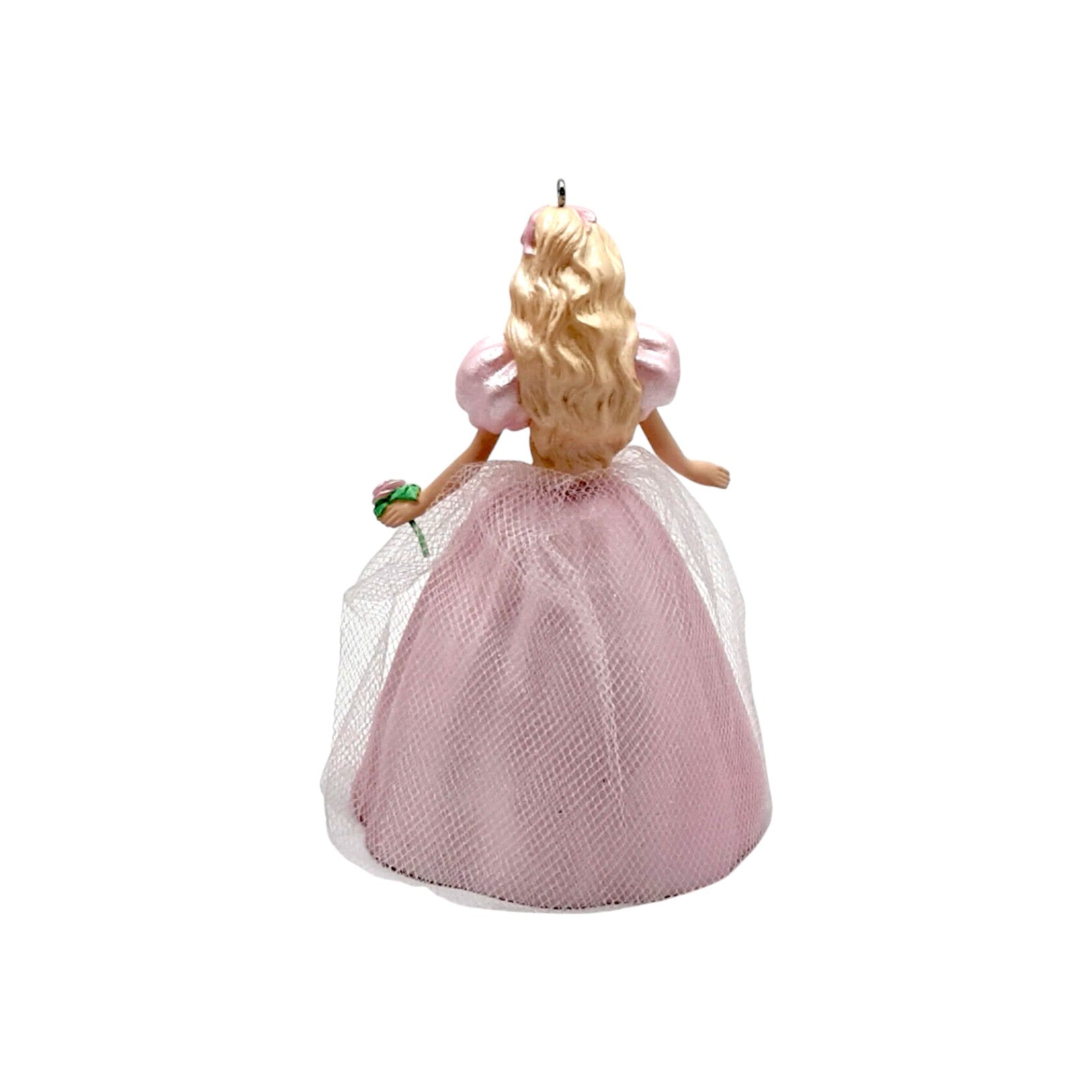1996 Pink Dress Hallmark Ornament (Springtime Barbie) QEO8081 Image5