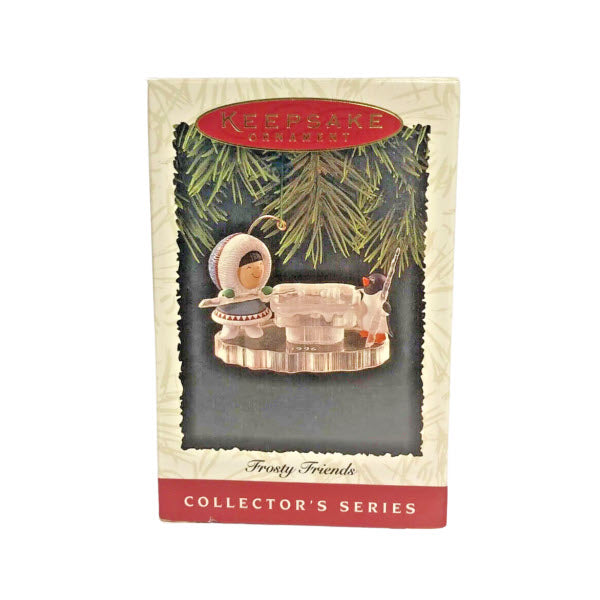 1996 Playing Pool Hallmark Ornament (Frosty Friends) QX5681