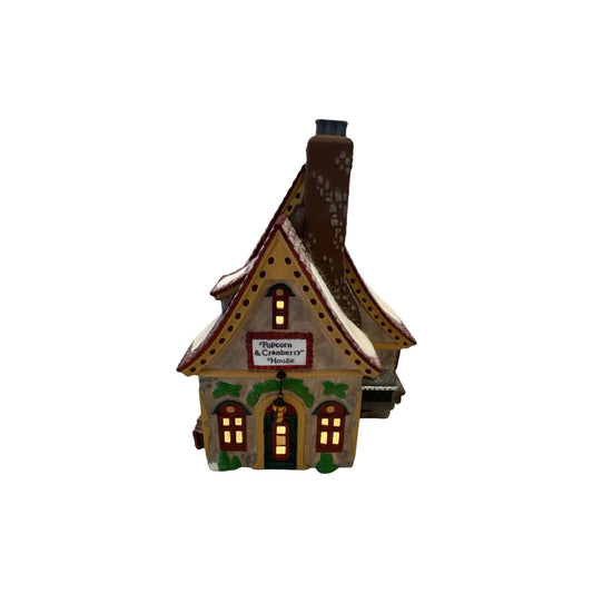 1996 Popcorn & Cranberry House North Pole Series Department 56 56388 Image1