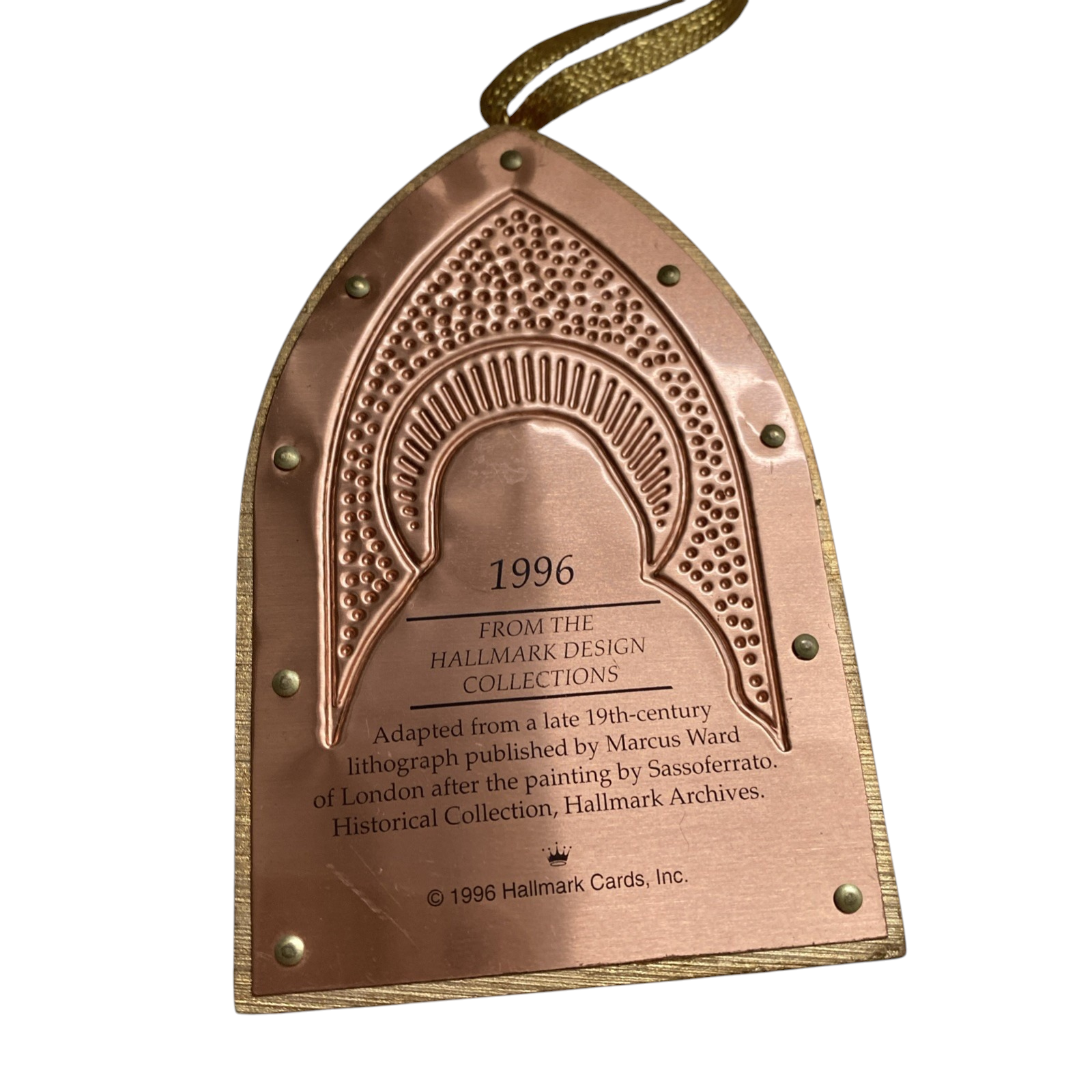 1996 Praying Madonna Hallmark Ornament (Religious) QK1154